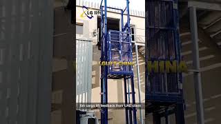 6m cargo lift feedback from UAE client  #lglift #freightelevator #cargolift