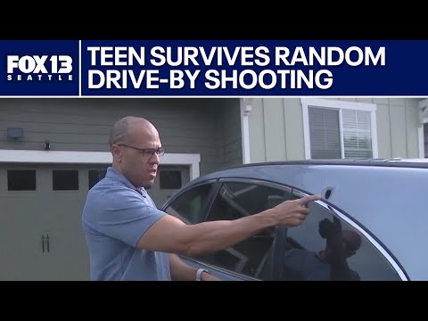 Teen survives random drive-by shooting in Tacoma