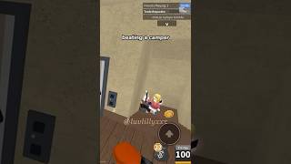 beating a camper in mm2 #roblox #mm2 #murdermystery2 #robloxedit #mm2edit #shorts #robloxmm2