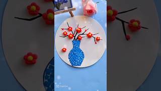 Beautiful diy craft 💙 handmade with clay/#viral #diynstitch #handmade #embroiderydesigns