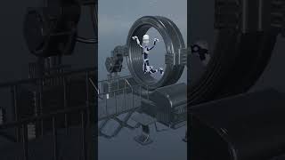 "3D Robot Escape Animation😍😘👌 | Super Speed Robot Awakens" #3danimation #blender #shorts