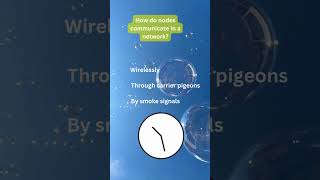 How do nodes communicate in a network