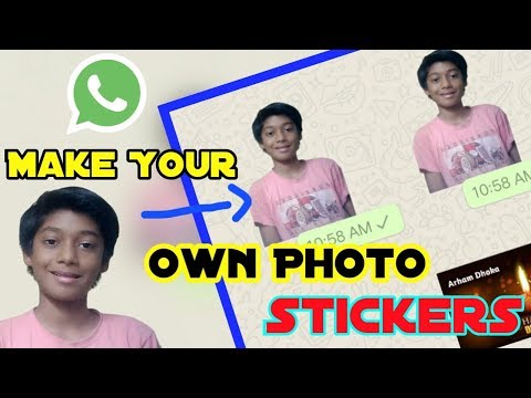 How to make your Own Whatsapp Stickers | In hindi 2018
