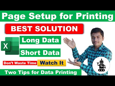 Print Page Setup Kaise Kare in Excel | Excel me Page Setup Kaise Kare and Print | MS Excel Tutorial