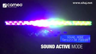 Siluj, Cameo Lights BAR 252 x 10 mm LED RGBA Color Bar