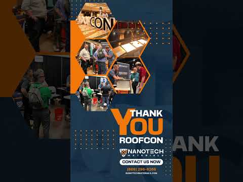 Thank you to everyone who stopped by—we’re excited for what’s next! #RoofCon2024 #NanoTechMaterials