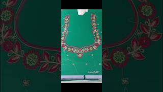 Design work✨️✨️ #meesravanthi #ytshorts #trending #blousedesign #designwork #blouseneckdesign