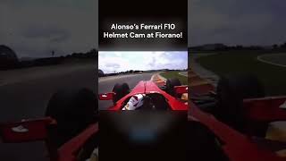 Fernando Alonso’s Helmet Cam – Ferrari Fiorano Test 2010!