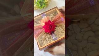 DIY Dry Fruit Hamper🎁Dry Fruit Packing ideas #hampers #gift #dryfruits #shorts #wedding #trending