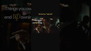 We don’t own things.They own us.    #youtubeshorts #FightClub #TylerDurden #Minimalism #Cineesavvy