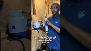 Backup Pump #sump #basementdefender #newhome #floodalert #diy #customersatisfaction #installation