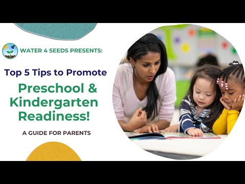Top 5 Tips to Promote Preschool and Kindergarten Readiness!