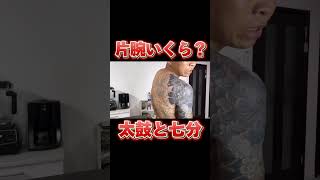 右腕の刺青いくらかかった？