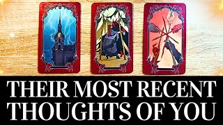 PICK A CARD 🥰🔮THEIR THOUGHTS OF YOU RECENTLY 🔮🥰 What Is On Their Mind? ❤️ Love Tarot Reading