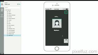 Axure Chat Application Wireframe - Pixelfuz.com