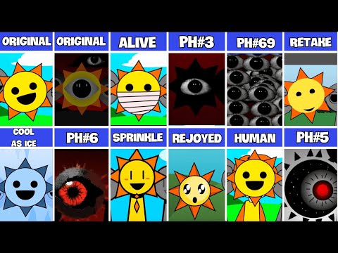 Incredibox Sprunki | ALL MR. SUN in Random Different Mods | V3