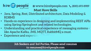 DevOps Jobs | Continuous integration - Java Jobs | Piscataway, NJ | Job ID: 32906 |