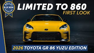 2026 Toyota GR 86 Yuzu Edition | First Look