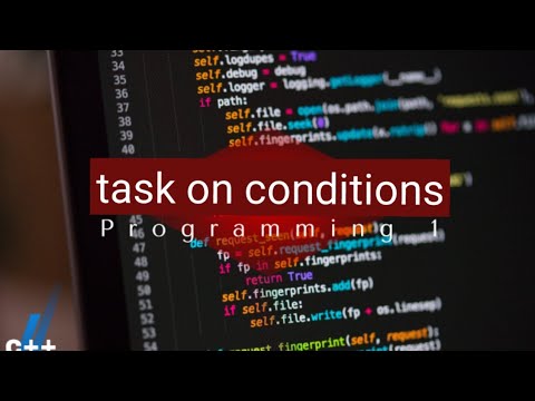 Task on conditions c++