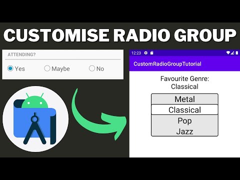 Radio Group Android Studio Tutorial | Custom Radio Buttons