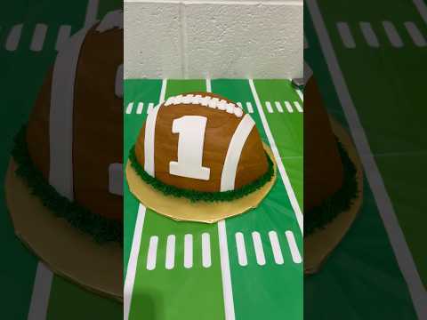 1st Birthday Party Football Theme! 🏈 #momof4 #momlife #birthday | Mega Mom