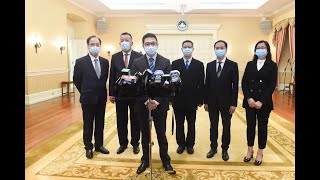 【新聞局】立法會選舉管理委員會成員就職