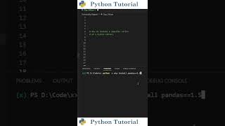 How to Install A Specific Version of a Python Library | Python Tutorial