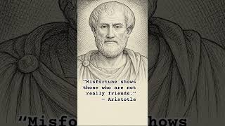 Misfortune Reveals True Friends – Aristotle’s Wisdom