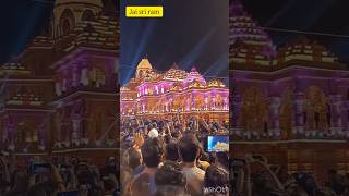 Ayodhya Ram mandir opening ceremony, Ayodhya light show #ayodhya #viral #trending #ytshorts #modi