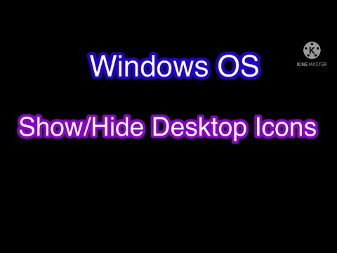 Show or Hide Desktop Icons