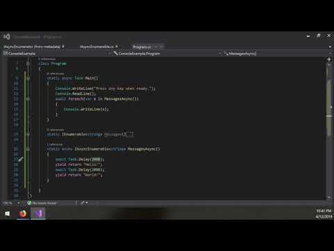 C# 8 and .NET Core 3: Async Streams