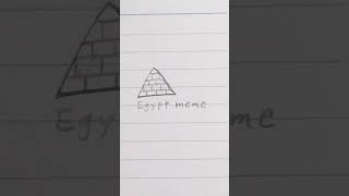 オリキャラでエジプトミーム！！#イラスト #オリジナルイラスト #オリキャラ#エジプトミーム#Egyptmeme
