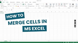 Learn how to Merge cells in MS EXCEL using shortcut key | Zennie's Helping Hand