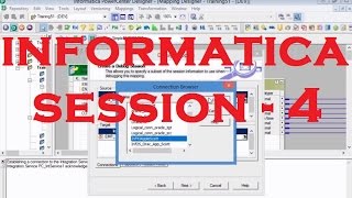 PowerCenter Designer(Read Description below) - Informatica Tutorial - Session - 4