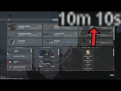 Warframe | 10 Minute Solo Profit-Taker Chroma + Velocitus