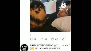 📣🌹V  CONGRATULATION 💐💎 SEOUL DRAMA AWARDS 🏆BEST OST#CHRISTMAS TREE  🗣️VOTE at IDOLCHAMP app🌹
