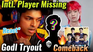 Jonathan React Suk , Intl. Missing 💯 • Reply Godl New Tryout 😳 Godl Comeback ✅• React YG Won 🔥 
