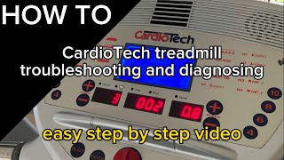 How to fix CardioTech treadmill - CardioTech treadmill troubleshooting