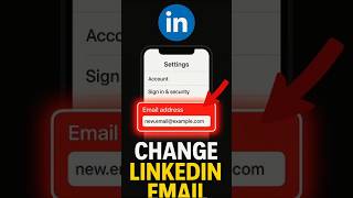 How to change email of LinkedIn account || LinkedIn ka email kaise change kare 🔄📩