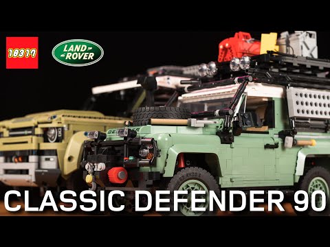 樂高 Land Rover Classic Defender 90 10317 開箱，超 MAN、超爺們！與 LEGO 2019 科技系列版本路虎衛士 42110 比較起來，連底盤都更用心設計