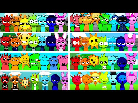 🌈Incredibox - Sprunki but RAINBOW in ALL Different Mods | PART 3🌈