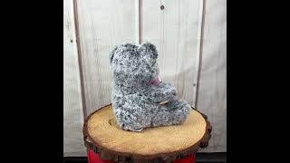 #V2710 - 9" Frosty Fur Valentine Bear Pair