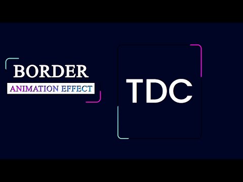 Glowing CSS3 Border Animation Effect @tonudipa coding