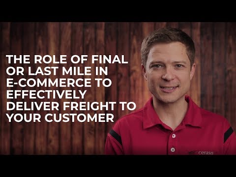The Role of Final or Last Mile in E Commerce