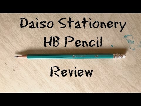 Daiso Stationery HB Pencil Review