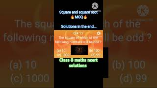 The square of which of the following will be odd??class 8 maths ncert solutions