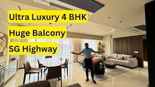 🏡 Luxury 4 BHK Apartment For Sale | 4 Bedroom Flat @ SG Highway | New Residential Flat Project