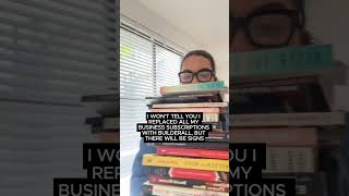 The business change my wallet and bookshelf love 💼📚💸