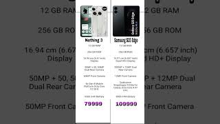 Nothing 3 vs Samsung galaxy S25 Edge #bestphone #newphone