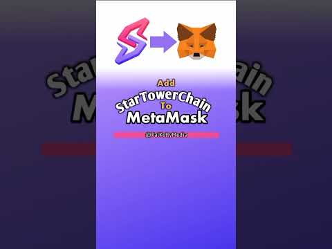 How To Add StarTowerChain To MetaMask. Copy text from video description